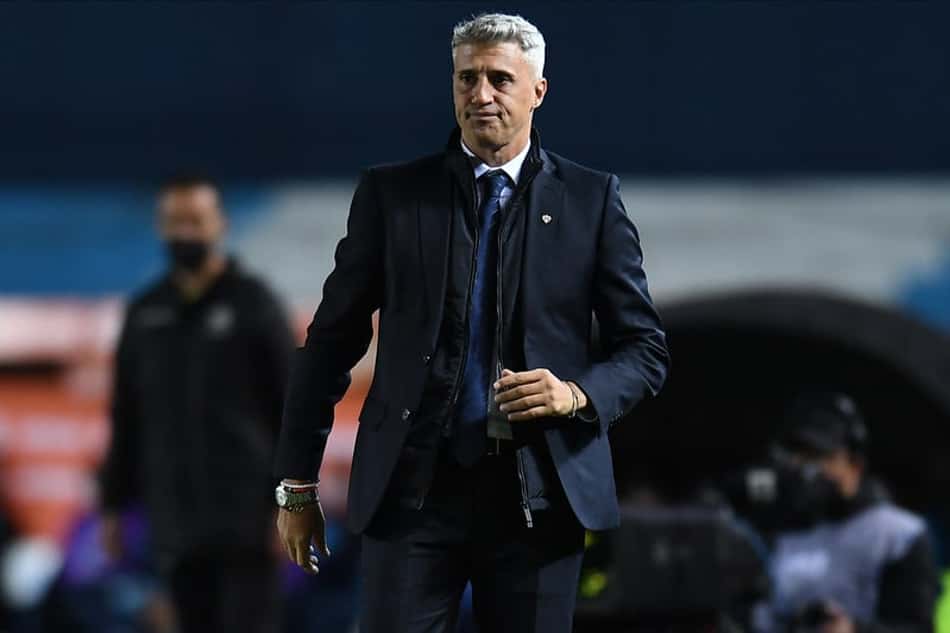 Crespo durante empate contra o Racing