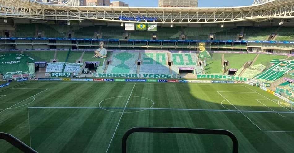 Contra o Santos, Allianz Parque terá mosaico alusivo à conquista da Libertadores 2020