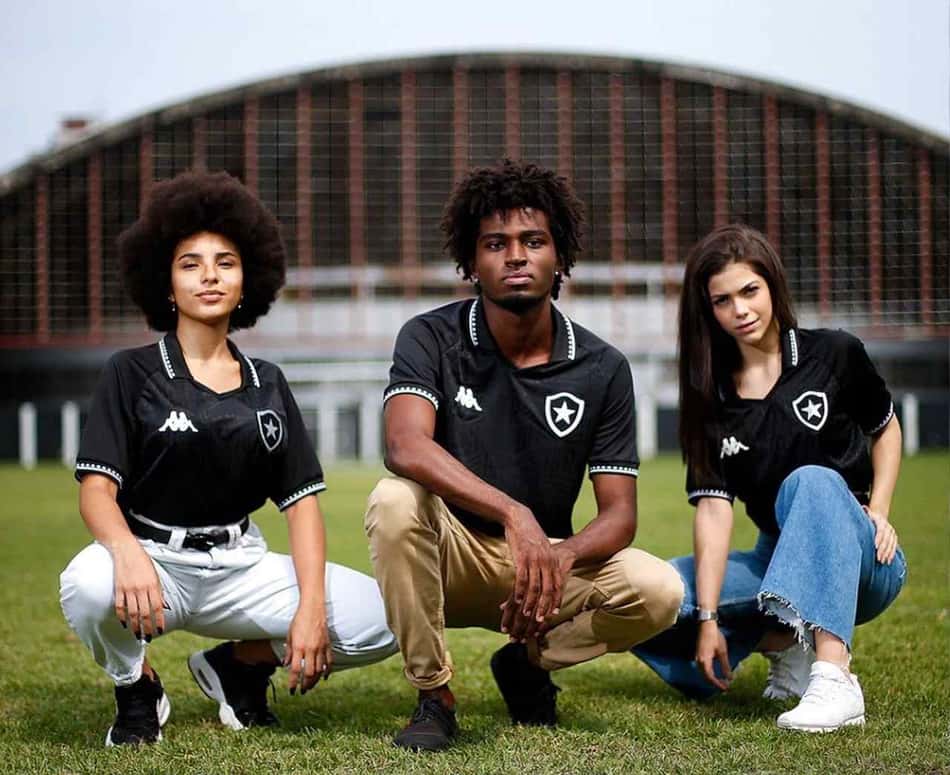 Botafogo vai estrear o uniforme II, de cor preta, diante do Londrina