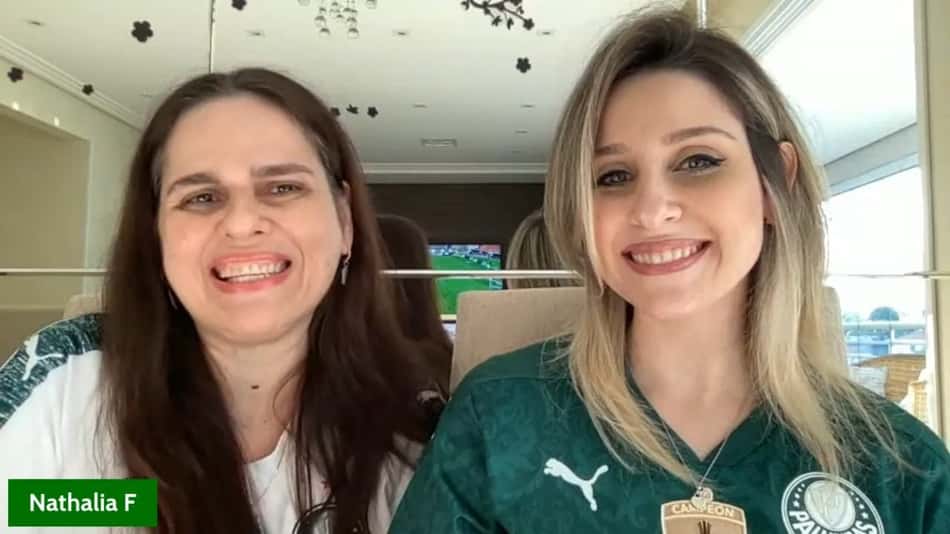 Assíduas do Allianz, mãe e filha compartilham amor pelo Palmeiras: 'Fechadas com Abel'