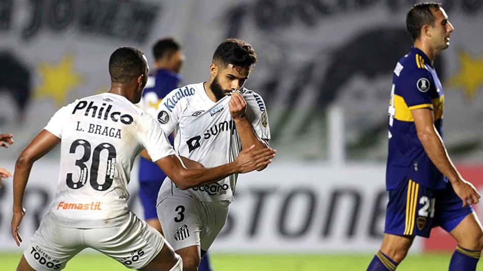 Santos supera o cansaço e vence o Boca Juniors na estreia de Fernando Diniz