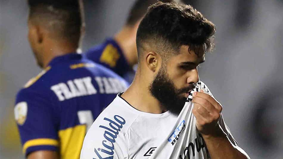 Felipe Jonatan é líder em participações em gols do Santos na Libertadores