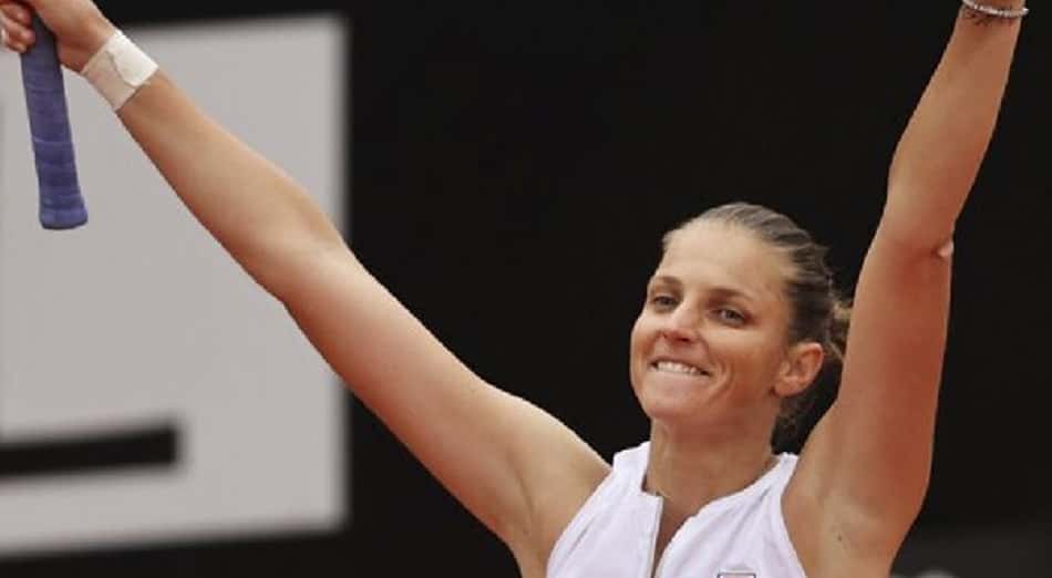 Pliskova vai à 3ª final seguida em Roma e encara Swiatek