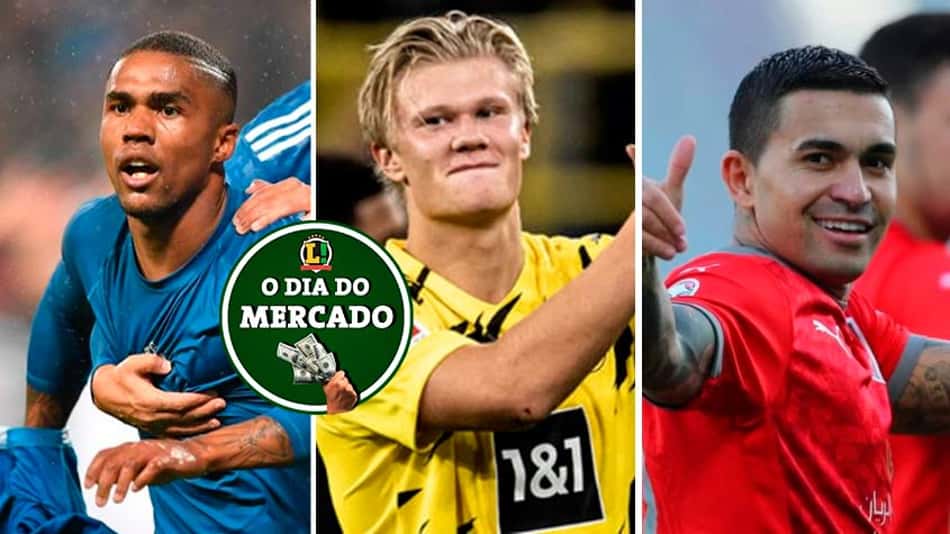 Dudu agita torcida do Palmeiras, futuro de Haaland, "novela Douglas Costa" perto do fim… Veja o Dia do Mercado