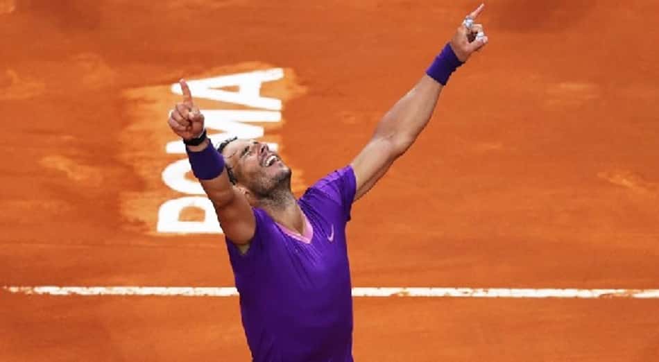 Nadal dá salto no ranking da temporada