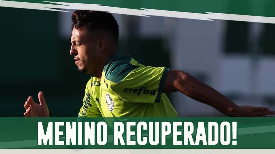 Boletim: Gabriel Menino volta a treinar e Palmeiras finaliza preparação para Libertadores
