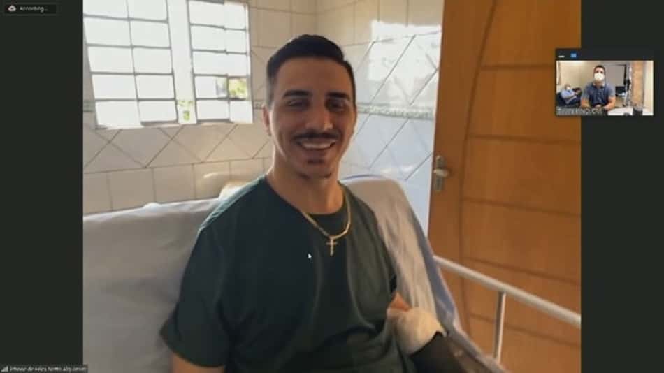 Jogador que ficou paraplégico em acidente dentro de campo pede ajuda para viabilizar cirurgia