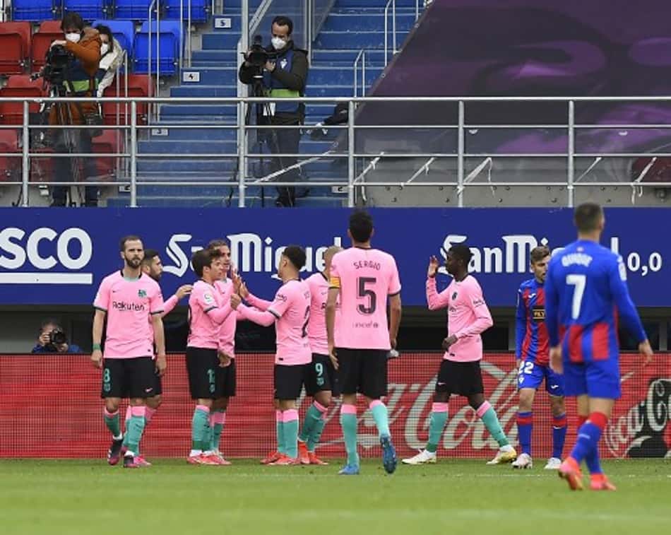 Barcelona consegue vitória magra sobre o Eibar e termina La Liga na terceira colocação