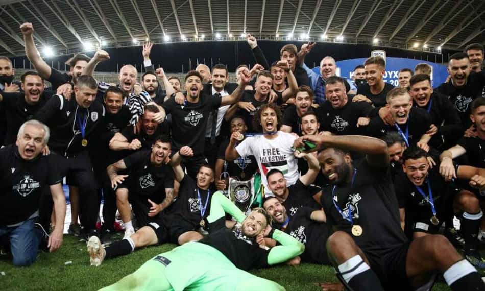 PAOK, de Douglas Augusto, vence Olympiakos e conquista a Copa da Grécia