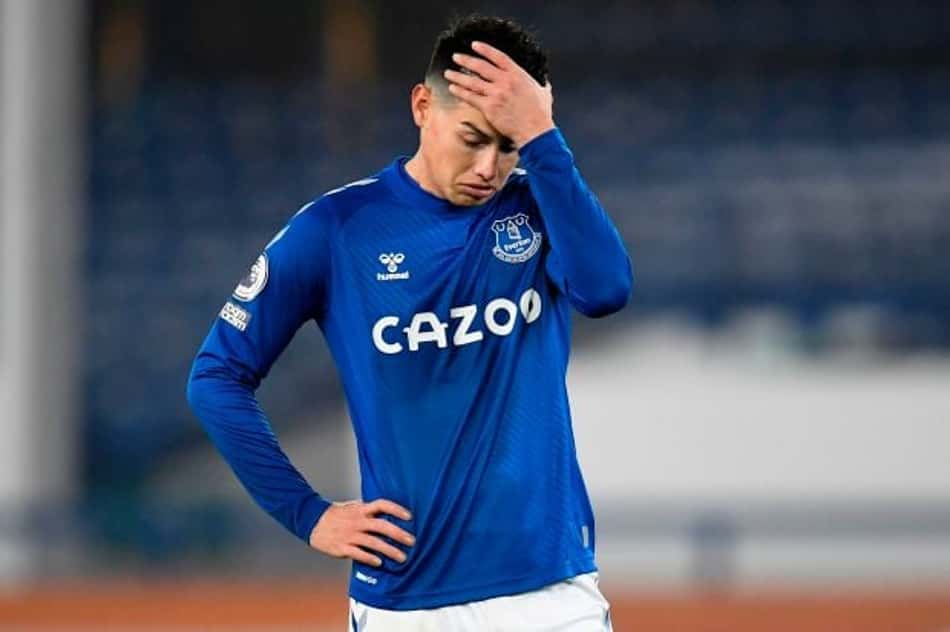 James Rodríguez é oferecido a outros clubes e pode deixar o Everton