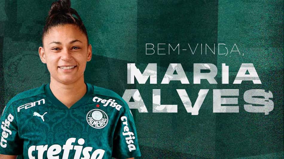 Palmeiras Feminino anuncia a contratação da atacante Maria Alves, ex-Juventus