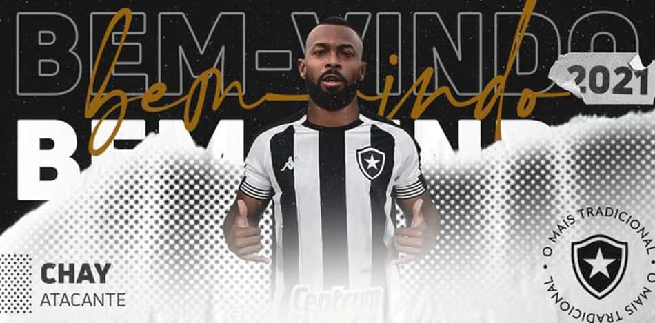 Botafogo anuncia a contratação de Chay, ex-Portuguesa-RJ