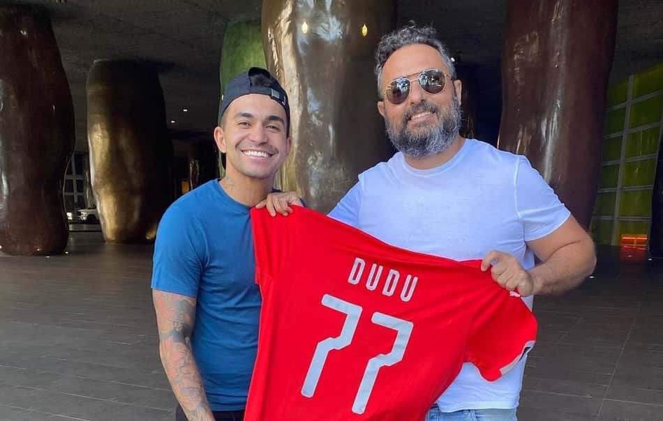 Ex-Palmeiras, Mattos publica foto com Dudu nos EUA: 'Um dia estaremos juntos novamente'