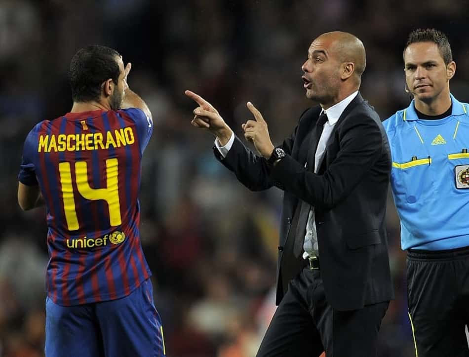 Mascherano faz curiosa revelação sobre sua relação com Guardiola
