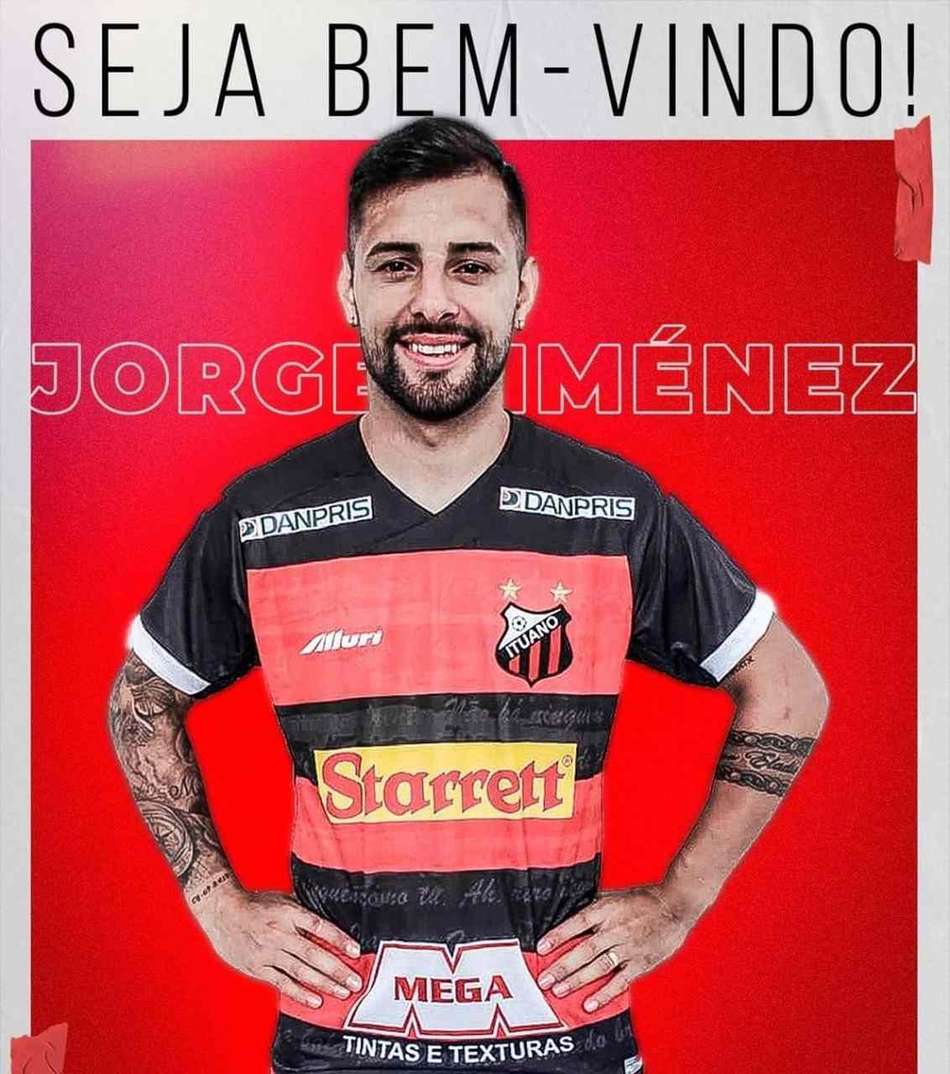 Ituano anuncia a contratação do meia paraguaio Jorge Jimenez para a temporada 2021