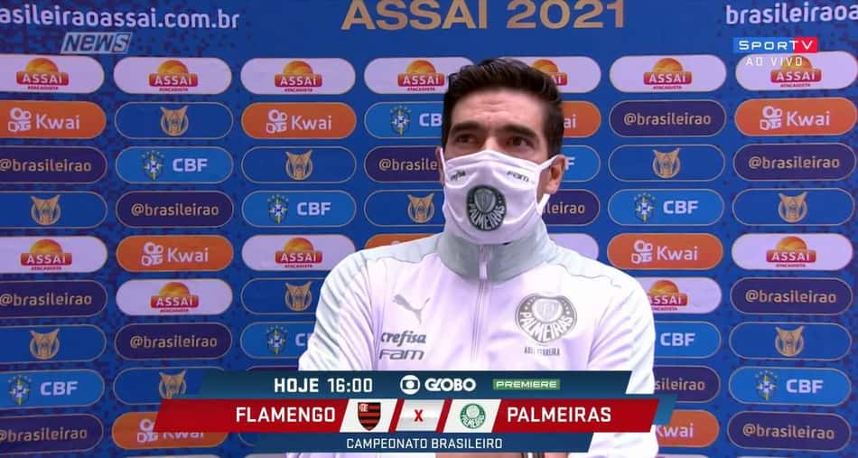 Abel Ferreira, antes de jogo contra o Flamengo: 'Estou à espera de ser despedido'