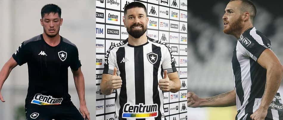 Cheio? Com novos reforços, Botafogo chega a oito volantes no elenco