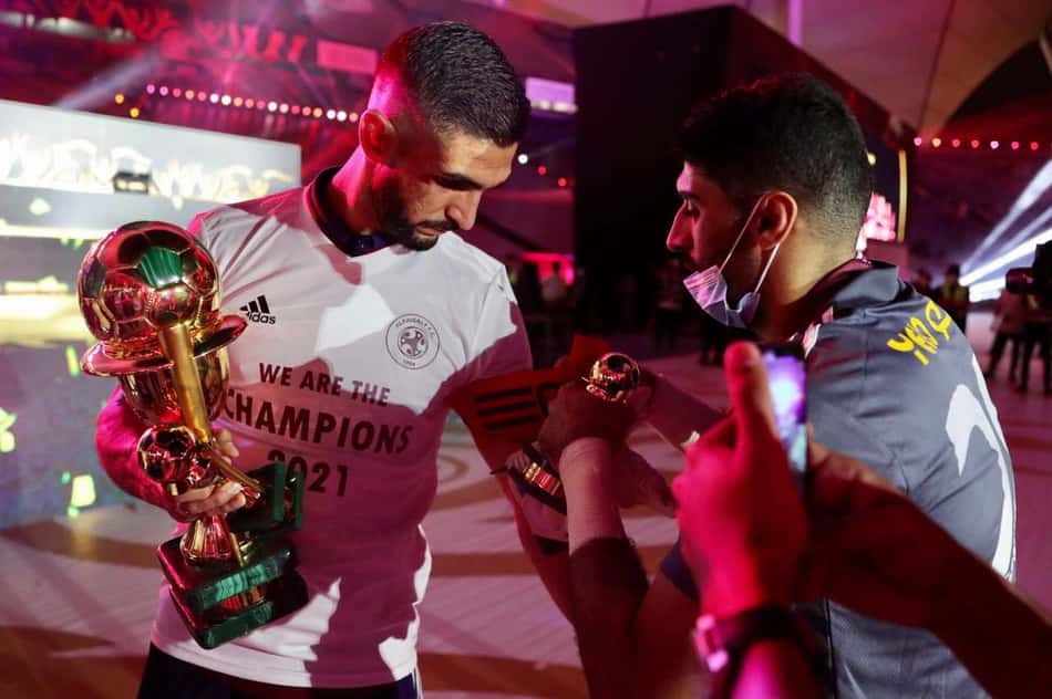 Capitão do Al-Faisaly, Igor Rossi celebra primeiro título na história do clube: 'Momento único e histórico'