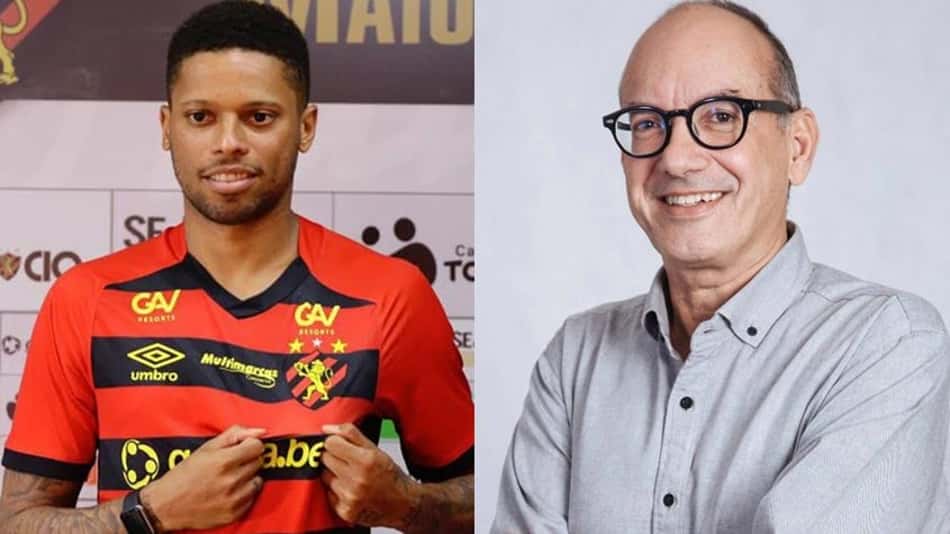 Atacante do Sport se irrita com Lédio Carmona ao ser chamado de 'André Balada': 'Você não é meu amigo'
