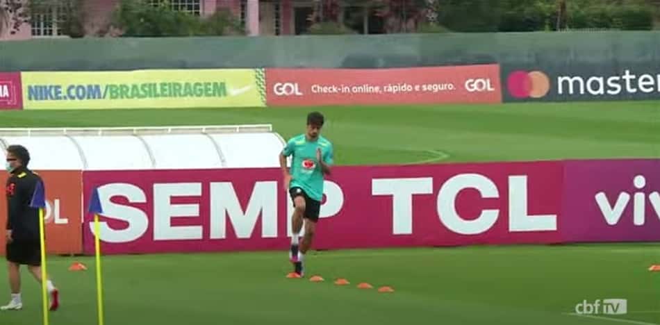 Rodrigo Caio - treino Seleção