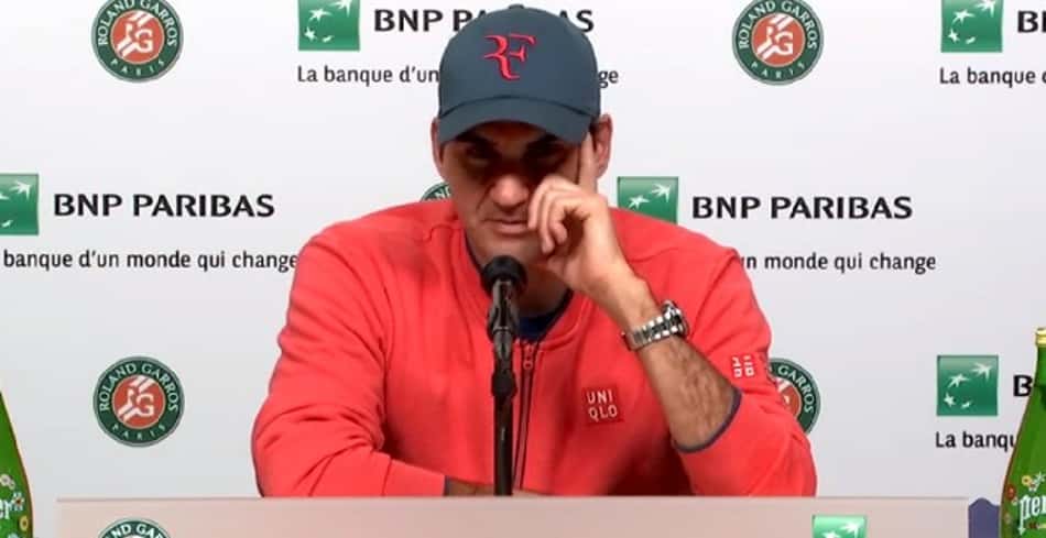 Federer pode abandonar Roland Garros após batalha dramática