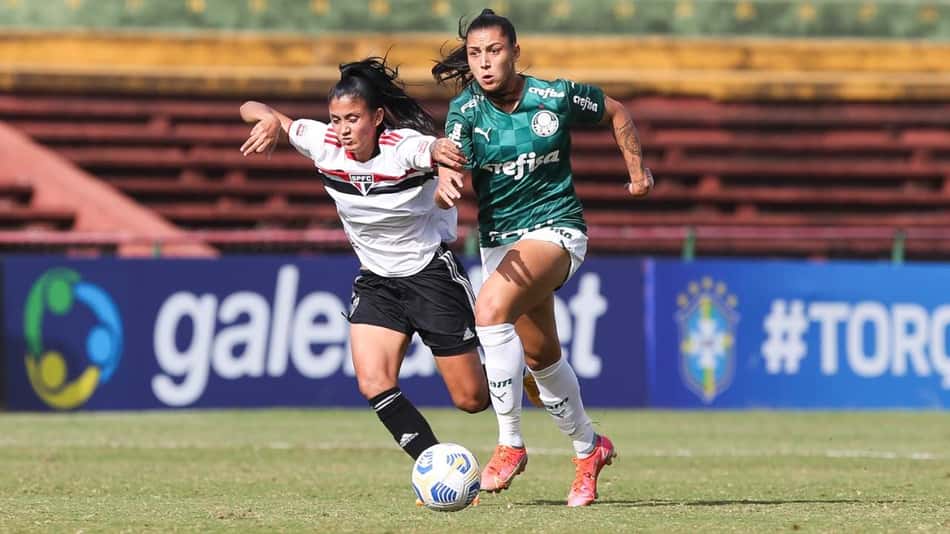 Palmeiras empata com São Paulo em jogo marcado por erros de arbitragem no Brasileirão Feminino