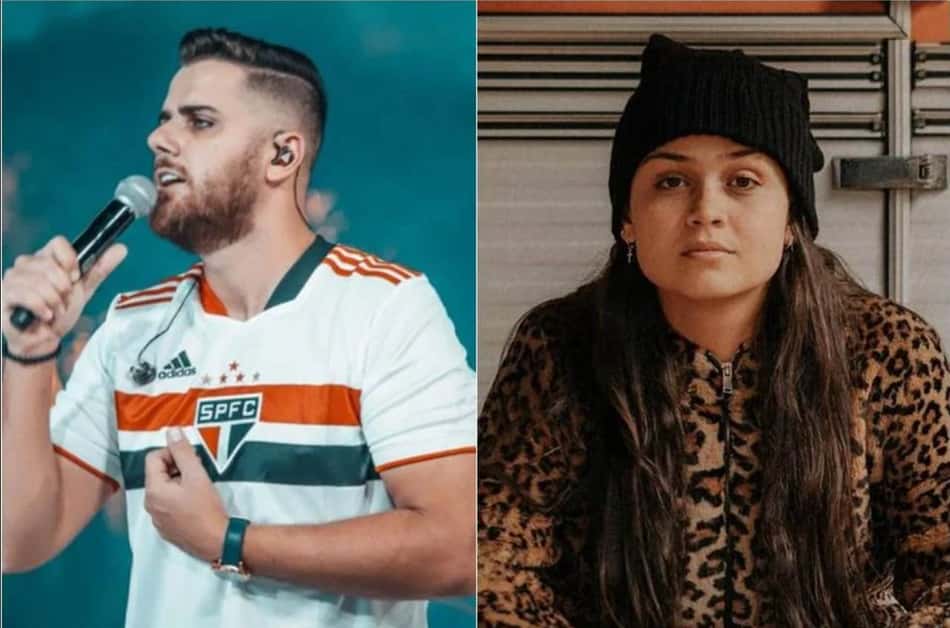 Fala homofóbica de sertanejo Zé Neto sobre o São Paulo gerou climão com cantora em live