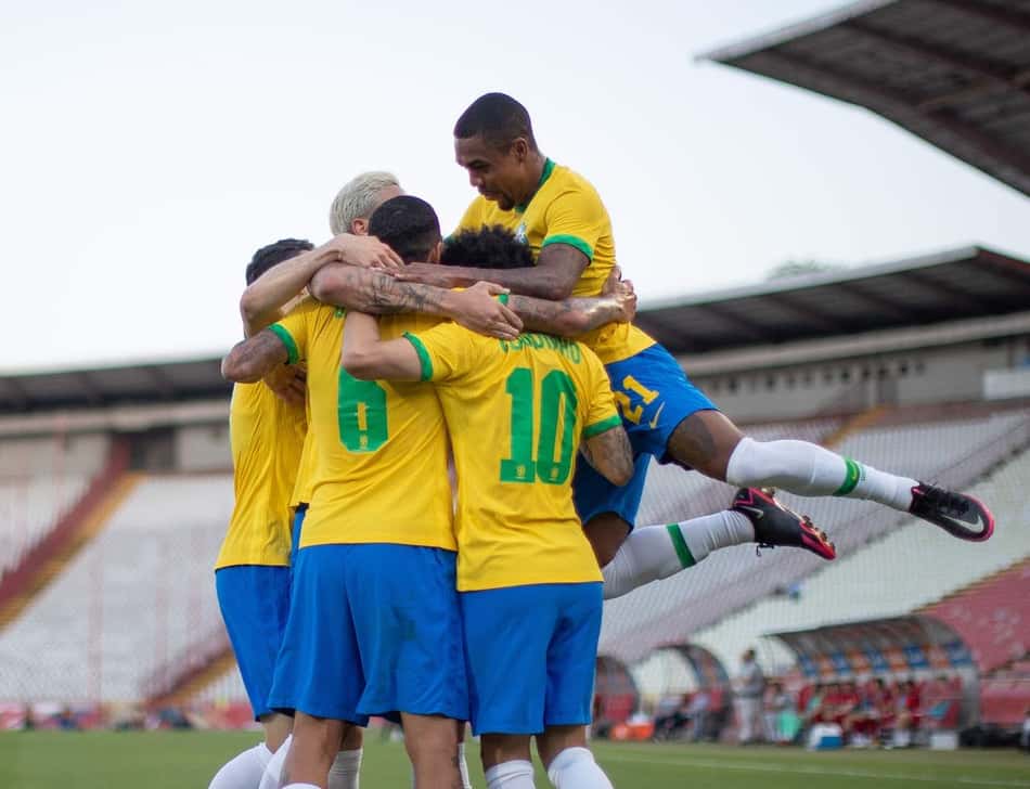 Arana faz golaço, Pedro marca dois e Seleção Olímpica vence Sérvia Sub-21 em último teste antes das Olimpíadas