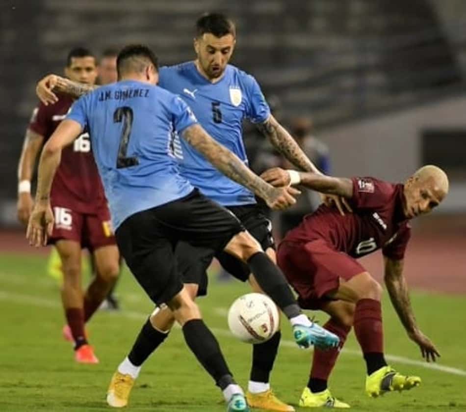 Venezuela e Uruguai não saem do zero pelas Eliminatórias