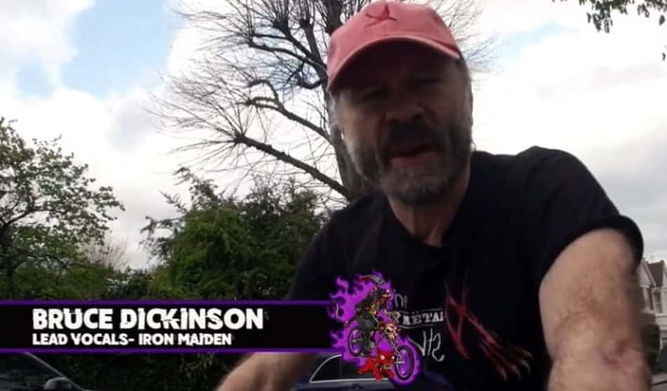 Correndo e pedalando, vocalista do Iron Maiden ajuda a arrecadar R$ 7 milhões para instituições de caridade