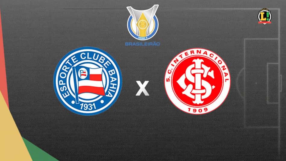 Bahia x Internacional: escalações, onde assistir e prováveis desfalques