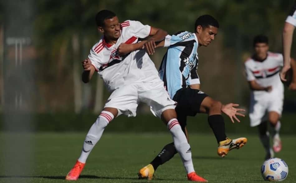 São Paulo e Grêmio ficam no empate pelo Brasileiro sub-17