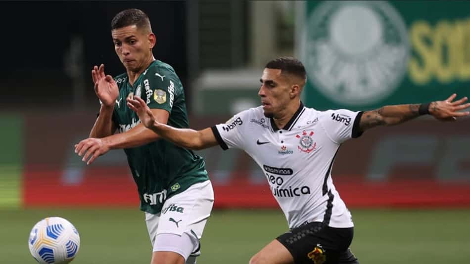 Palmeiras sai na frente, mas Corinthians busca empate no Dérbi