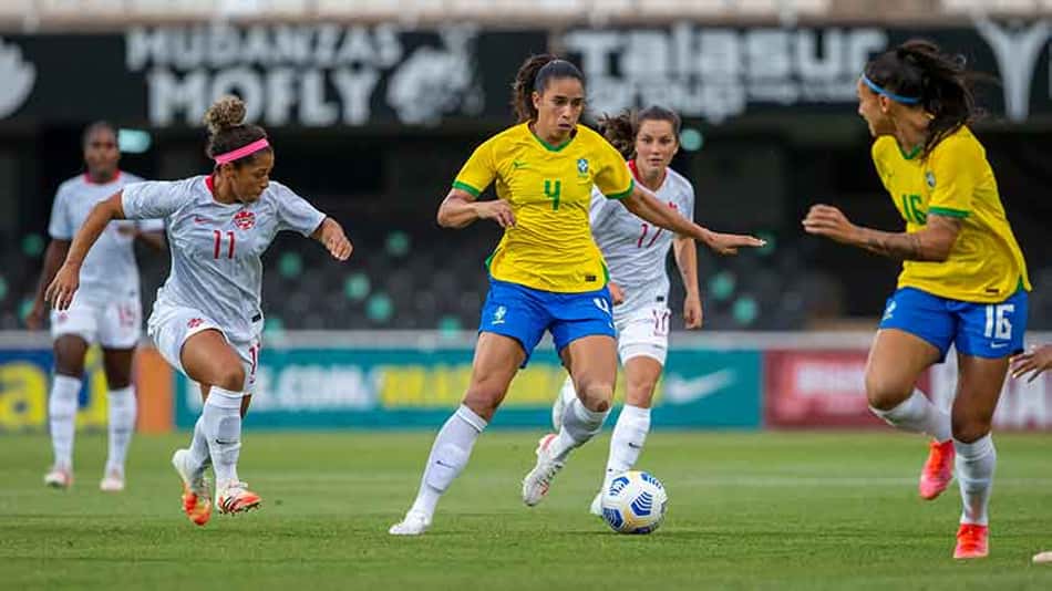 Em seu último teste antes da Olimpíada, Seleção feminina empata sem gols com o Canadá