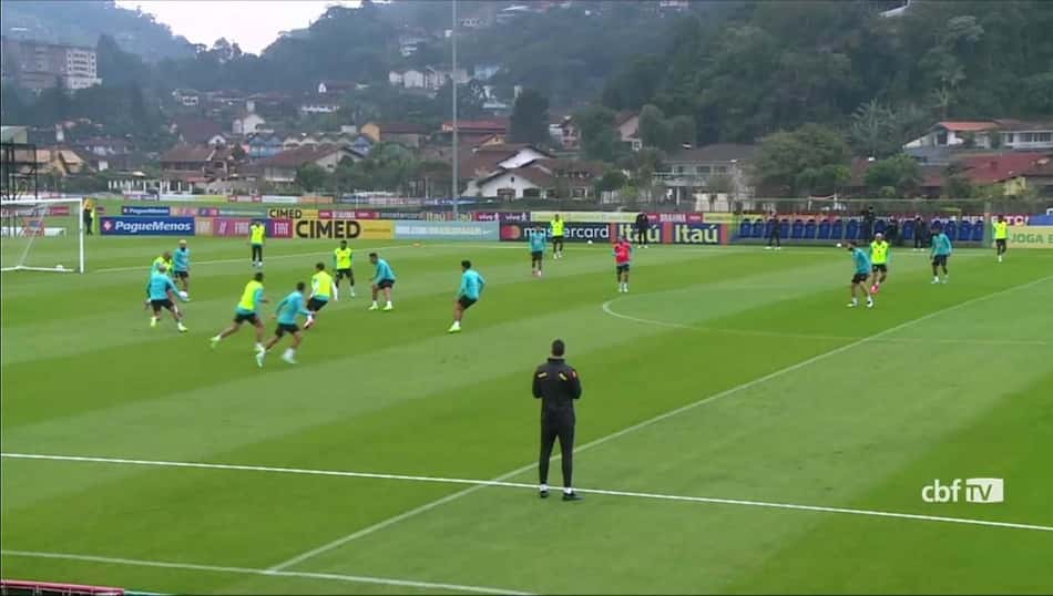 Seleção Brasileira realiza treino antes de enfrentar o Peru, pela Copa América; veja como foi