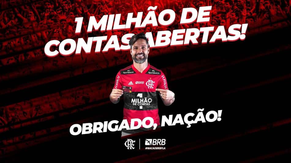 Banco digital do Flamengo atinge marca de 1 milhão de contas abertas