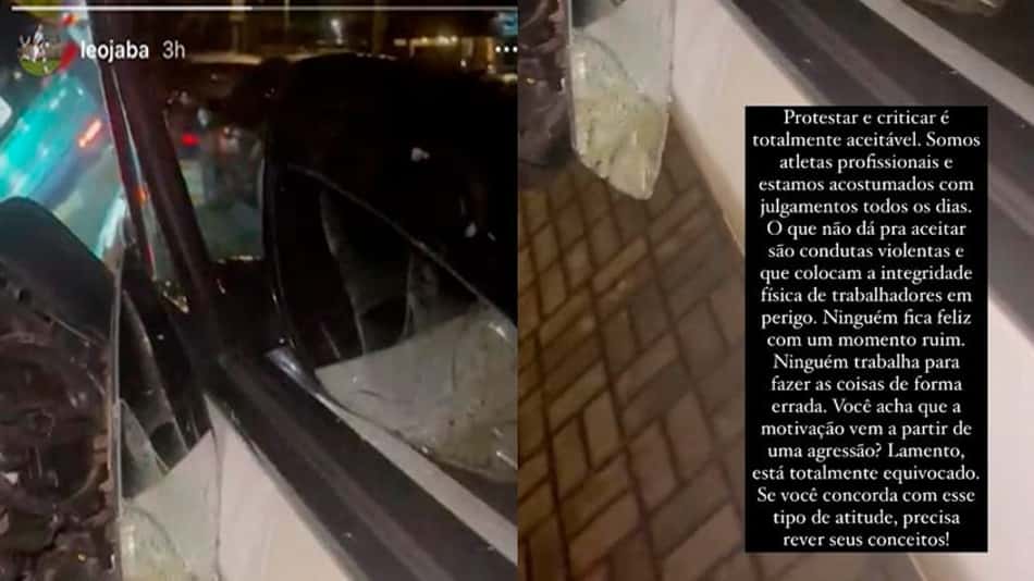 Além de Bruno Gomes, Léo Jabá foi outro jogador do Vasco que teve carro apedrejado: 'Não dá para aceitar'