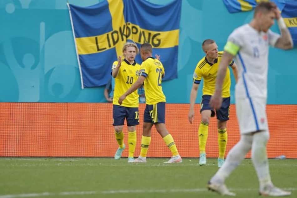 Suécia derrota Eslováquia e consegue primeira vitória na Eurocopa