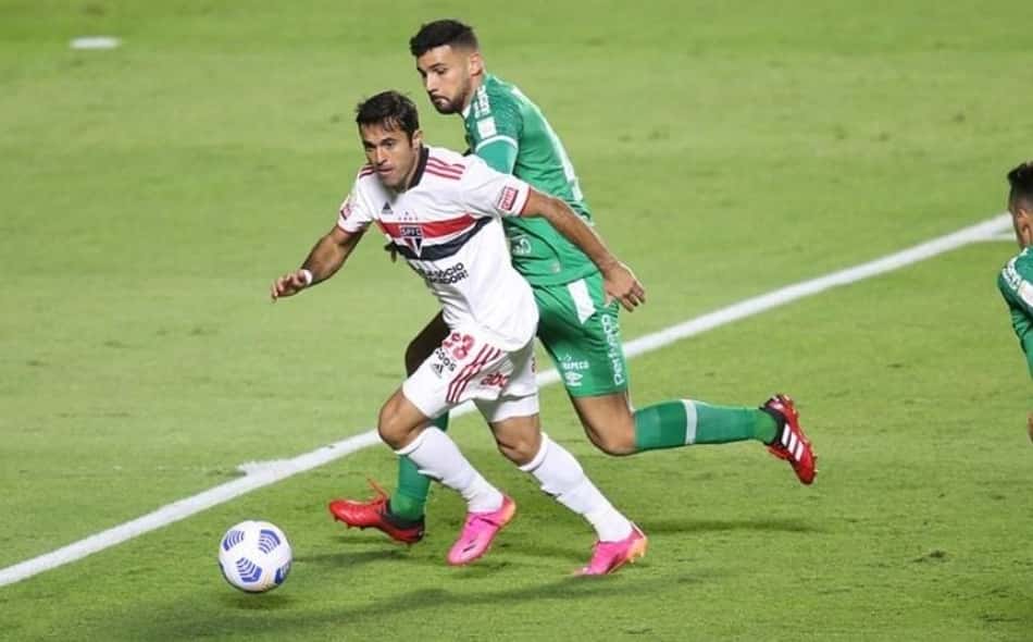 Eder, do São Paulo, comenta sobre empate contra a Chapecoense: 'O gol deles foi um pouco sorte'