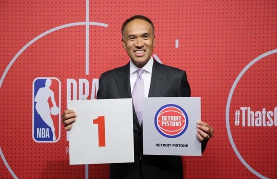 Detroit Pistons vence a Loteria do Draft 2021