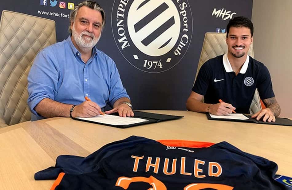Thuler, do Flamengo, é anunciado como reforço do Montpellier por empréstimo com opção de compra
