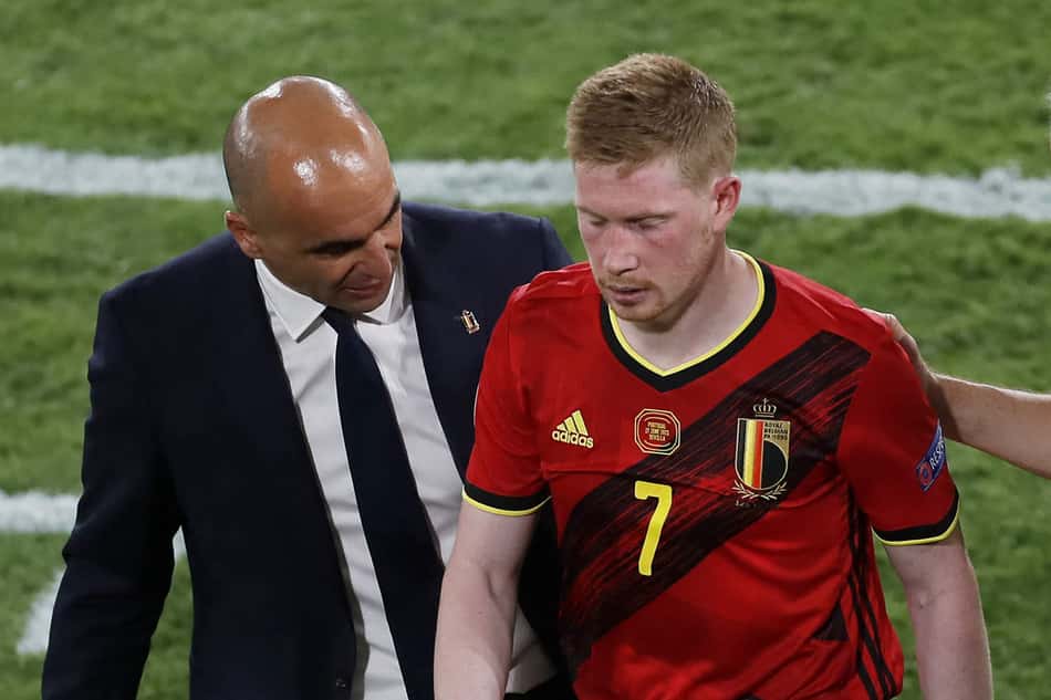 De Bruyne e Hazard estão fora das quartas contra a Itália, mas podem voltar na semifinal
