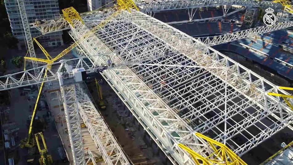 Real Madrid divulga novas imagens da reforma do Santiago Bernabéu; veja o vídeo