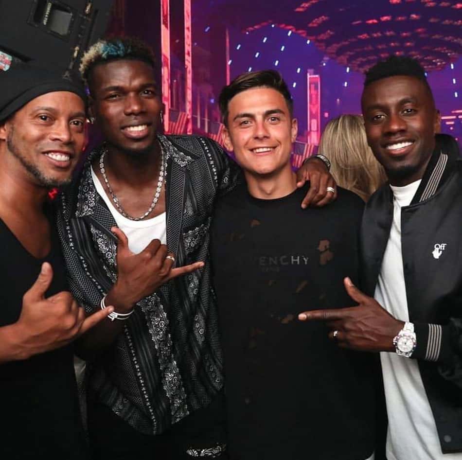Que resenha! Ronaldinho curte festa em Miami acompanhado de Pogba, Dybala, Matuidi e Mendy; veja