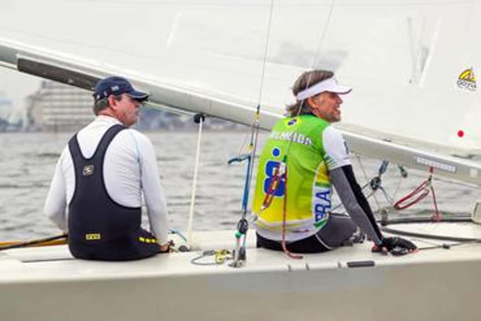 Lars Grael e Guilherme de Almeida (Foto: Fred Hoffmann)