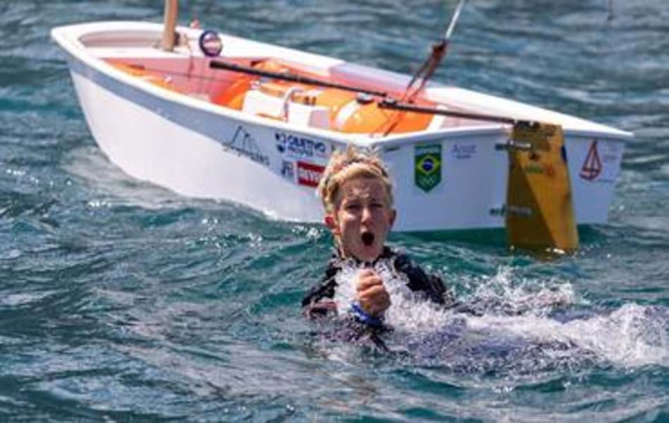 Alex Kuhl vence no Lago di Garda, na Itália (Foto: @zerogradinord)