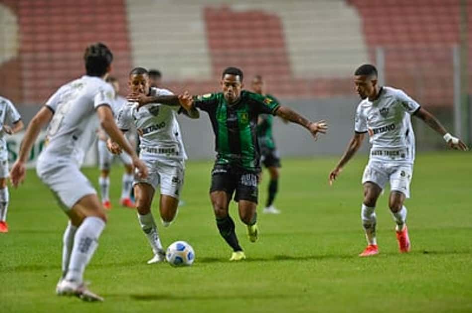 Veja o gol de Dylan Borrero, que deu a vitória ao Galo no clássico contra o América-MG