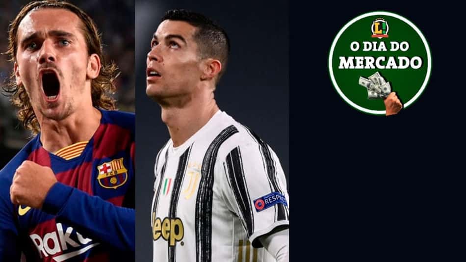 Volta de Griezmann ao Atlético de Madrid esquenta, diretor fala sobre futuro de CR7, Messi renova com o Barcelona… O Dia do Mercado