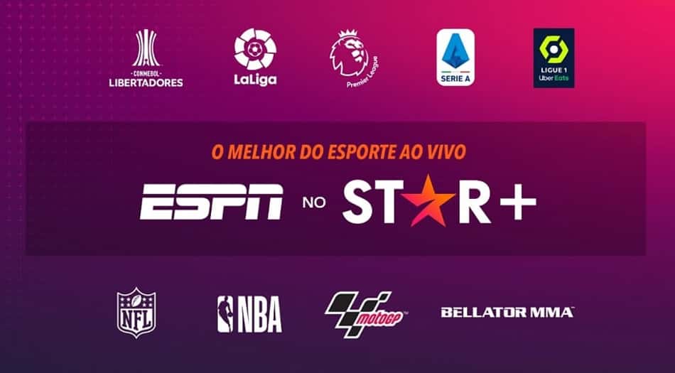 Disney anuncia que nova plataforma de streaming vai transmitir todos os jogos da ESPN ao vivo