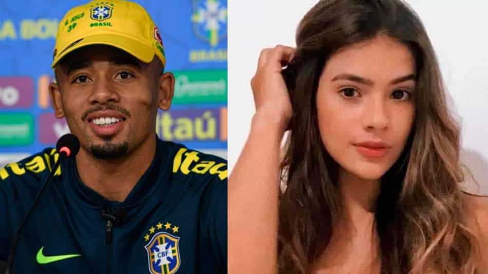 Gabriel Jesus e Raiane Lima anunciam nascimento da filha
